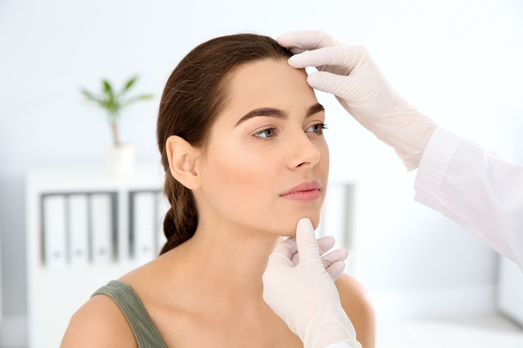patient discussing an aesthetics consultation with a clinician at Bramley Pharmacy in Ealing